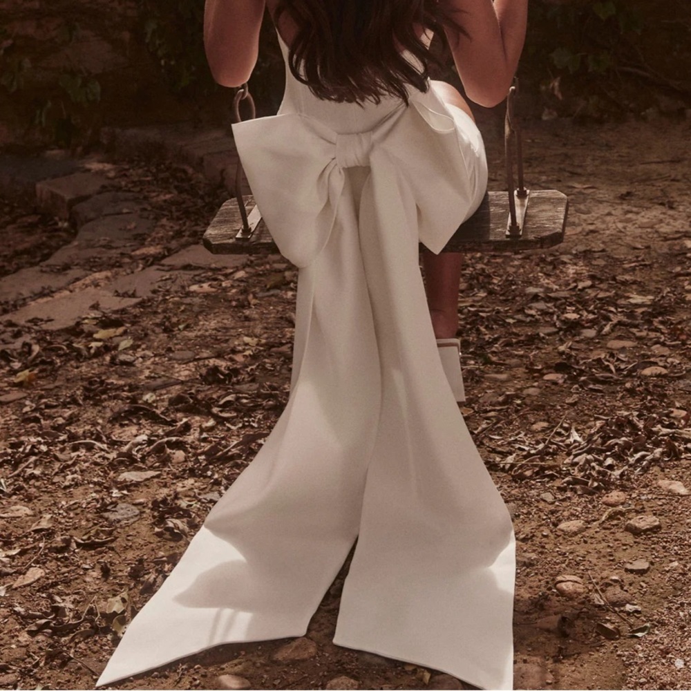 Meredith bow back dress